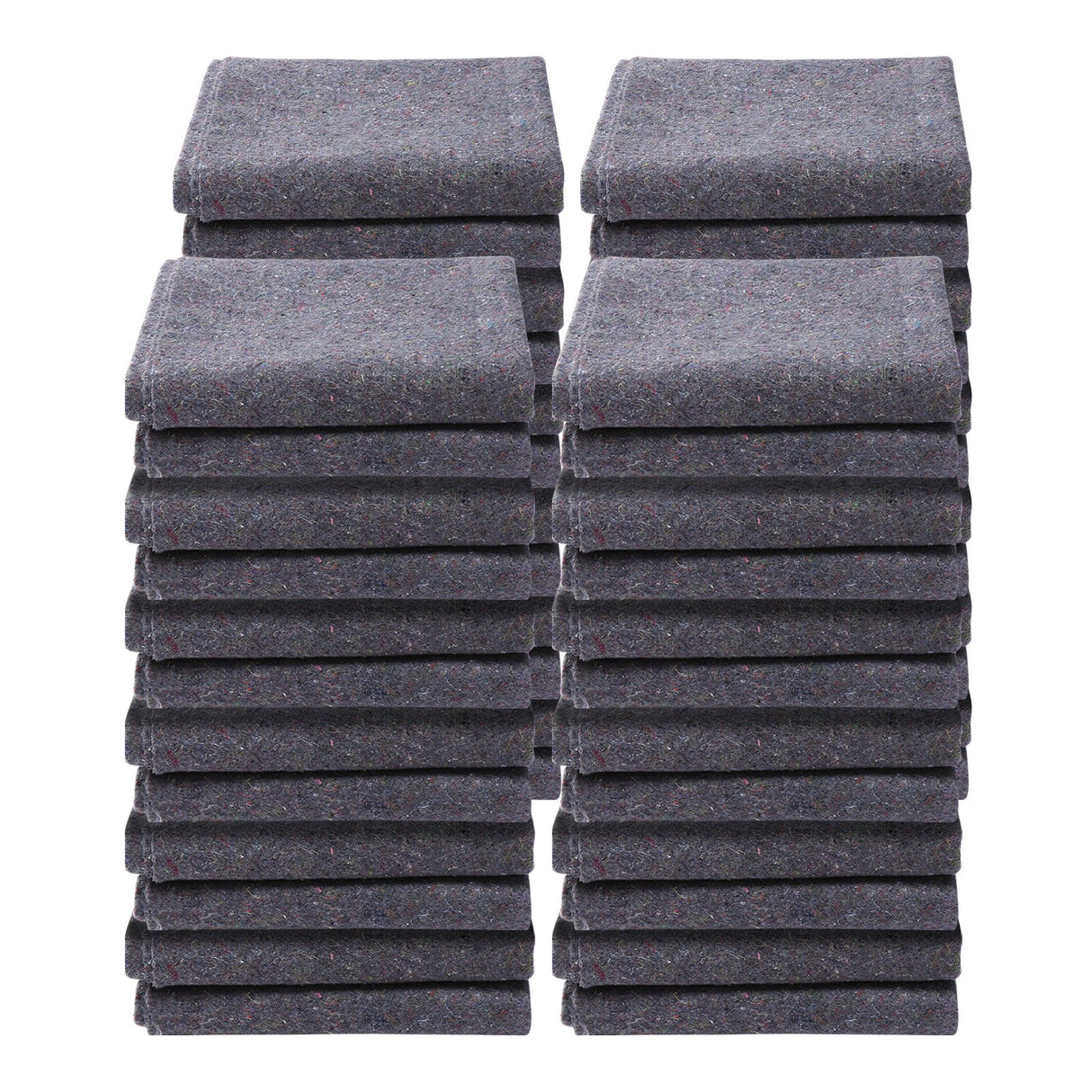 VEVOR Moving Blankets, 72" x 54", 21 lbs/dz Weight, 24 Packs, Professional Recycled Cotton Packing Blanket, Large Heavy Duty Shipping Mover Pads Perfect for Protecting Furniture, Floors, Appliances