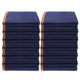 VEVOR Moving Blankets, 2032 x 1829 mm, 15.6 kg/dz, 12 Packs, Professional Non-Woven & Recycled Cotton Packing Blanket, Heavy Duty Mover Pads for Protecting Furniture, Floors, Appliances, Blue/Orange - Extra Image