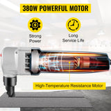 VEVOR Electric Nibbler 1.8mm Heavy Duty Metal Sheet Cutter Stainless Steel 380W - Side View