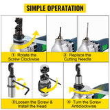 VEVOR Electric Nibbler 1.8mm Heavy Duty Metal Sheet Cutter Stainless Steel 380W