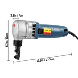 VEVOR Electric Nibbler 1.8mm Heavy Duty Metal Sheet Cutter Stainless Steel 380W