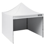 VEVOR Pop Up Canopy Tent Outdoor Gazebo Tent 10x10FT with Sidewalls & Bag White - Extra Image