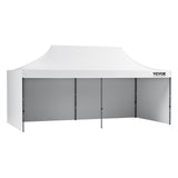Pop Up Canopy Tent Outdoor Gazebo Tent 10x20FT with Sidewalls & Bag White