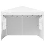 VEVOR Pop Up Canopy, 2.95 x 2.95 m Instant Canopy Portable Gazebo with 3 Sidewalls & 2 Ventilated Windows, Height Adjustable Pop-Up Outdoor Shelter Tent for Events, Patio, Backyard, Party, Parking - Extra Image