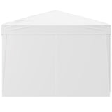 Pop Up Canopy, 2.95 x 2.95 m Instant Canopy Portable Gazebo with 3 Sidewalls & 2 Ventilated Windows, Height Adjustable Pop-Up Outdoor Shelter Tent for Events, Patio, Backyard, Party, Parking