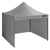 VEVOR  304.8 x 304.8 cm Pop up Canopy with Removable Sidewalls, Instant Canopies Portable Gazebo & Wheeled Bag, UV Resistant Waterproof, Enclosed Canopy Tent for Outdoor Events, Patio, Backyard, Party - Extra Image