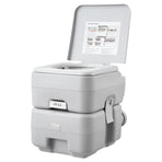 Portable Toilet for Camping, Porta Potty with Carry Bag, 5.3 Gal Waste Tank & 3.2 Gal Flush Tank, Push-Button Pressurized Flush Commode, Leak-proof and Odourless Travel Toilet for Camping Car