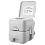 Portable Toilet for Camping, Porta Potty with Carry Bag, 5.3 Gal Waste Tank & 3.2 Gal Flush Tank, Push-Button Pressurized Flush Commode, Leak-proof and Odourless Travel Toilet for Camping Car
