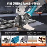 VEVOR 1100W Electric Rebar Cutter Cutting up to 3/2In 4-40mm - Top-Down View