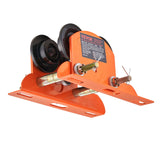 VEVOR Electric Hoist Manual Trolley, 0.5 Ton Load Capacity for PA200 PA250 PA300 PA400 PA500, Push Beam Trolley with Dual Wheels, 60 mm-120 mm Adjustable Beam Flange Width for Straight Curved I Beam - Extra Image