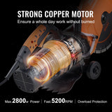 VEVOR 30.48cm Electric Concrete Saw Wet/Dry Saw Cutter with Water Pump and Blade - Top-Down View