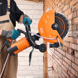 VEVOR 30.48cm Electric Concrete Saw Wet/Dry Saw Cutter with Water Pump and Blade - Low Angle
