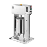 VEVOR Electric Sausage Stuffer, 22 LBS / 10 L Vertical Meat Stuffer, Stepless Speed Control and Foot Pedal, Stainless Steel Heavy Duty Sausage Filler with 4 Stuffing Tubes, for Commercial & Home Use