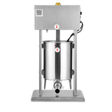 Electric Sausage Stuffer, 22 LBS / 10 L Vertical Meat Stuffer, Stepless Speed Control and Foot Pedal, Stainless Steel Heavy Duty Sausage Filler with 4 Stuffing Tubes, for Commercial & Home Use