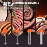 VEVOR Electric Sausage Stuffer 10L Variable Speed Sausage Maker Stainless Steel - 45-Degree Angle
