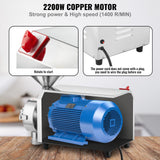 VEVOR Grain Grind Mill Grain Grinding Machine 2200W Food Processing Machinery - Side View
