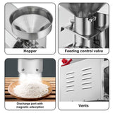 VEVOR Grain Grind Mill Grain Grinding Machine 2200W Food Processing Machinery - Rear View