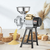 VEVOR 3000W Electric Grain Grinder Corn Wheat Flour Cereal Mill Wet & Dry - Low Angle