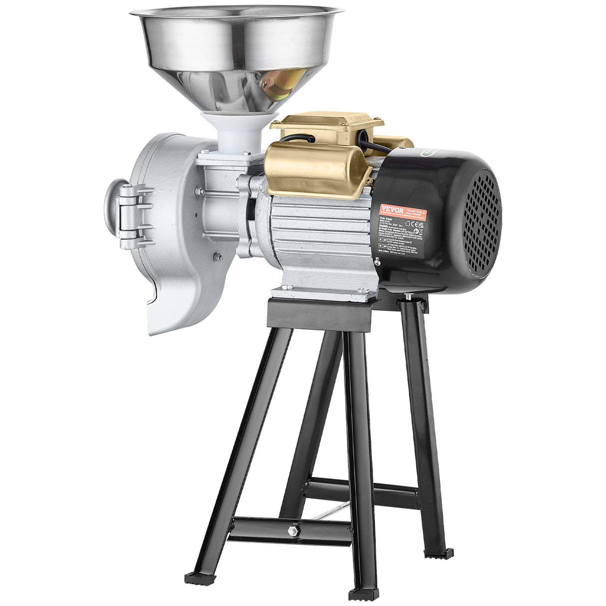 3000W Electric Grain Grinder Corn Wheat Flour Cereal Mill Wet & Dry