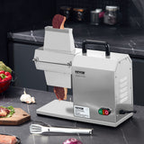 VEVOR Commercial Meat Tenderizer, Heavy Duty Stainless Steel Kitchen Tool with Handle, Meat Tong, and Cleaning Brush, 450W Electric Meat Tenderizer Machine for Beef, Turkey, Chicken, Pork, and Fish