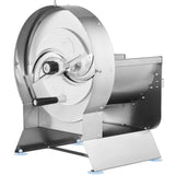 Electric Vegetable Slicer, 0-0.5"/0-12mm Thickness Adjustable Commercial Slicer Machine, Convertible to Manual, Stainless Steel Food Cutter Slicing Machine, Large Feed Port for Potato, Tomato
