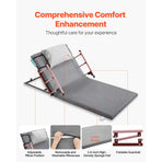 Electric Lifting Backrest 136 kg 4-68° Adjustable with Folable Guardrail, 1910 x 960 mm