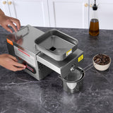 VEVOR Electric Oil Press Machine, 850W Stainless Steel Oil Extractor Machine, Adjustable Temperature, Hot Press Oil Expeller for Pressing Peanuts, Sesame Seeds, Rapeseed, Tea Seeds - Low Angle