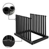 VEVOR Windshield Rack 9-Lite, Windshield Truck Rack Steel, Windshield Glass Rack 24-Inch Height, Windshield Rack for Truck with PVC Pad & Foam Padding, Glass Rack for Truck, for Glass Transportation