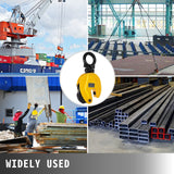 VEVOR 1T Vertical Plate Lifting Clamp Grab Clamp Dog Steel Lift Grip Sling - Close-Up Angle