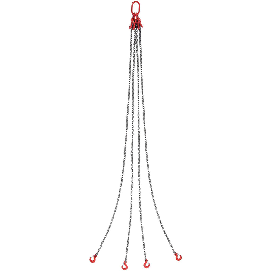Chain Sling, 8 mm x 300 cm Lifting Chains with Hooks, G80 Engine Chain Hoist Lifts, 5 Ton Lifting Sling, image 11
