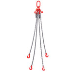 Chain Sling, 8 mm x 150 cm Lifting Chains with Hooks, G80 Engine Chain Hoist Lifts, 5 Ton Lifting Sling