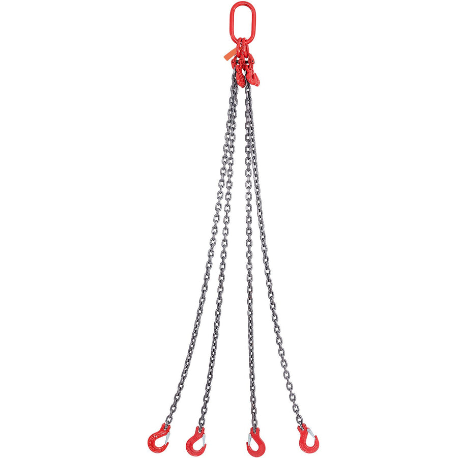 Chain Sling, 8 mm x 150 cm Lifting Chains with Hooks, G80 Engine Chain Hoist Lifts, 5 Ton Lifting Sling, image 11