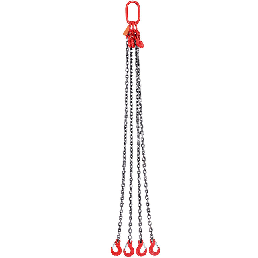 Chain Sling, 8 mm x 150 cm Lifting Chains with Hooks, G80 Engine Chain Hoist Lifts, 5 Ton Lifting Sling, image 12