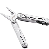 VEVOR 16-In-1 Multitool Pliers, Multi Tool Pliers, Cutters, Knife, Scissors, Ruler, Screwdrivers, Wood Saw, Can Bottle Opener, with Safety Locking and