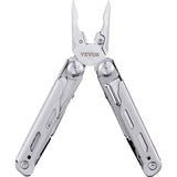 VEVOR 16-In-1 Multitool Pliers, Multi Tool Pliers, Cutters, Knife, Scissors, Ruler, Screwdrivers, Wood Saw, Can Bottle Opener, with Safety Locking and