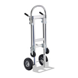 VEVOR Aluminum Hand Truck, 2 in 1, 363 kg Max Load Capacity, Heavy Duty Industrial Convertible Folding Hand Truck and Dolly, Utility Cart Converts