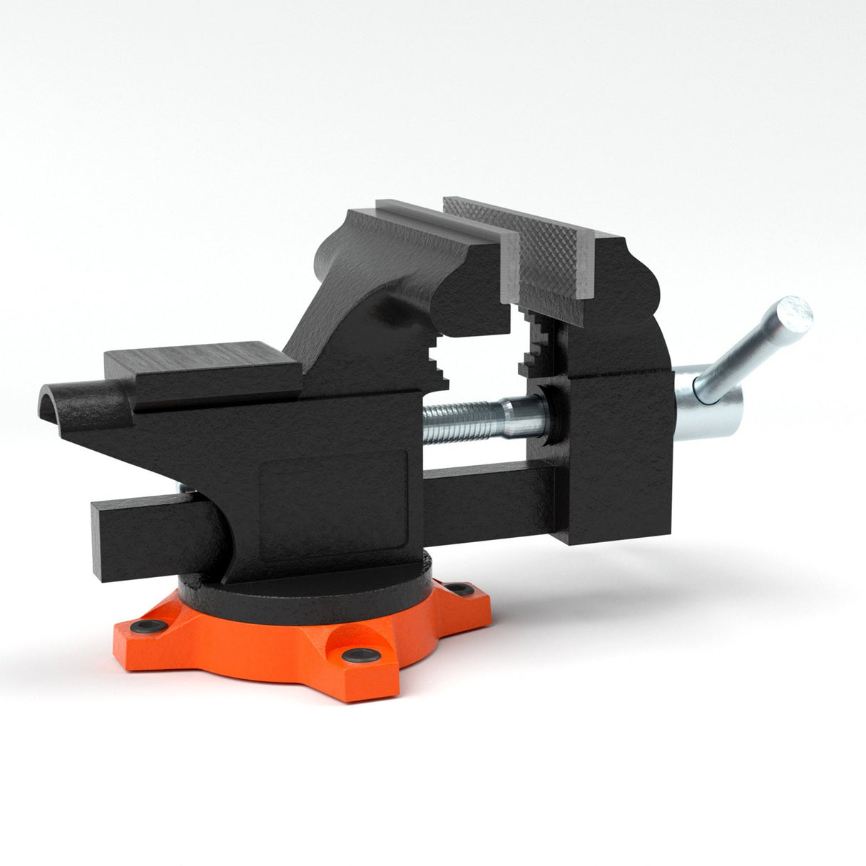 VEVOR 4.5" Bench Vice w/ Anvil 240°Swivel Base Heavy Duty Multipurpose Vice