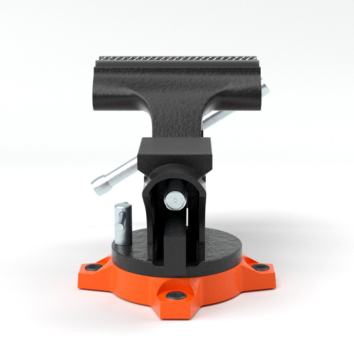 VEVOR 4.5" Bench Vice w/ Anvil 240°Swivel Base Heavy Duty Multipurpose Vice