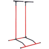 VEVOR Power Tower Dip Station, 2-Level Height Adjustable Pull Up Bar Stand, Multi-Function Strength Training Workout Equipment, Home Gym Fitness Dip