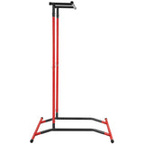 VEVOR Power Tower Dip Station, 2-Level Height Adjustable Pull Up Bar Stand, Multi-Function Strength Training Workout Equipment, Home Gym Fitness Dip Bar Station, 220LBS Weight Capacity, Black & Red - Extra Image