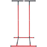 VEVOR Power Tower Dip Station, 2-Level Height Adjustable Pull Up Bar Stand, Multi-Function Strength Training Workout Equipment, Home Gym Fitness Dip