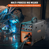 Vevor Mig Welder Welding Machine MIG-270 MIG MMA TIG IGBT DC Inverter Welder Digital Display - Front View