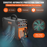 Vevor Mig Welder Welding Machine MIG-270 MIG MMA TIG IGBT DC Inverter Welder Digital Display - Rear View