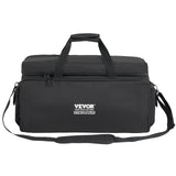 VEVOR DJ Cable File Bag, 1200D Oxford Fabric, DJ Gig Bag with 9 Detachable Divider 4.92 ft Padded Shoulder Strap Plastic Bottom Pad, 600 x 300 x 325 mm DJ Wire Bag for DJ Gear Musical Accessories - Extra Image