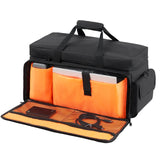 VEVOR DJ Cable File Bag, 1200D Oxford Fabric, DJ Gig Bag with 9 Detachable Divider 4.92 ft Padded Shoulder Strap Plastic Bottom Pad, 600 x 300 x 325 mm DJ Wire Bag for DJ Gear Musical Accessories - Extra Image