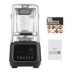 Blender, 2L Professional Countertop Blenders with Shield, 2200W 26000RPM Kitchen Food Processor Combo, Self-Cleaning, Speed Adjustable, 6 Preset Menu for Smoothies, Ice Crushing, Puree, Black