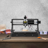 VEVOR CNC 3018 Pro CNC 3018 300×180×45 mm CNC Machine GRBL Control Mini Engraver with Offline Controller 3 Axis Engraving Machine for Carving Milling Plastic, Acrylic, PVC and Wood - Low Angle