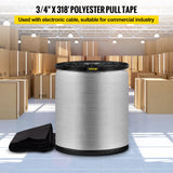 VEVOR 6000Lbs Polyester Pull Tape, 528' x 1" Flat Tape for Wire & Cable Conduit Work Variable Functions, Flat Rope for Pulling/Loading/Packing in Any