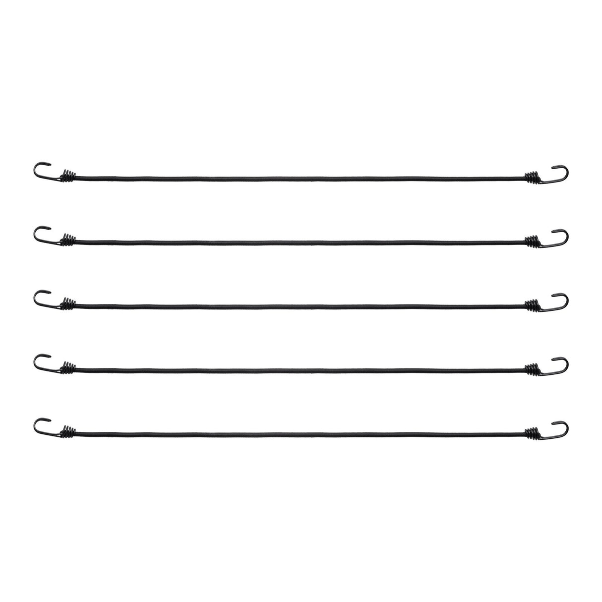 VEVOR 12 Pcs Bungee Cords with Hooks 32 In Heavy Duty Bungee Straps 8 mm Black