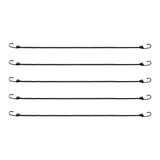 VEVOR 12 Pcs Bungee Cords with Hooks 32 In Heavy Duty Bungee Straps 8 mm Black